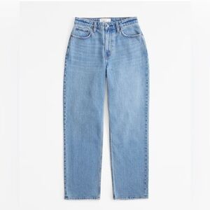 Abercrombie & Fitch Curve Love The Vintage Straight High Rise